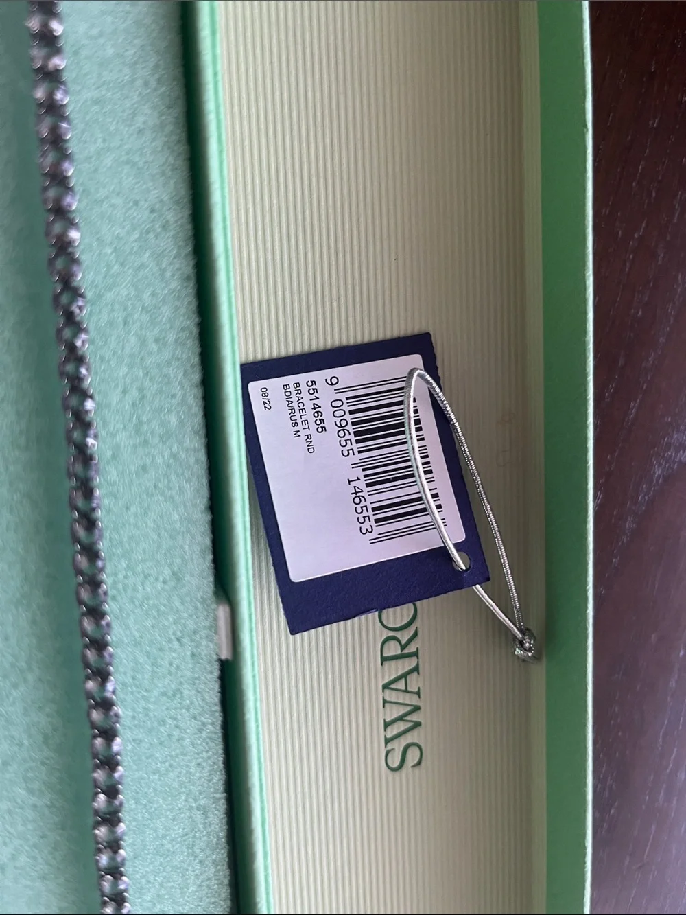 Swarovski Silver Crystal Link Bracelet